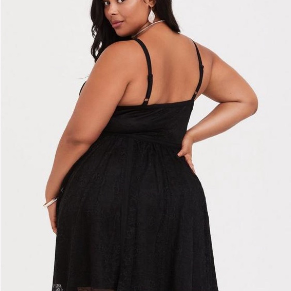 torrid Black Lace Mini Dress - Picture 2 of 7